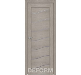  Дверь межкомнатная Deform D2 дуб шале седой