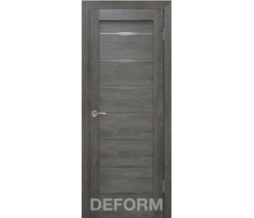 Дверь межкомнатная DEFORM 3 дуб шале графит