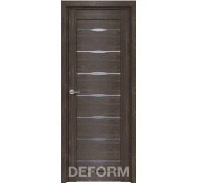 Дверь межкомнатная Deform D3 дуб шале корица