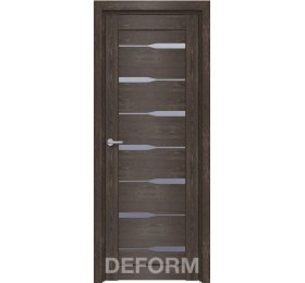 Дверь межкомнатная Deform D4 дуб шале корица