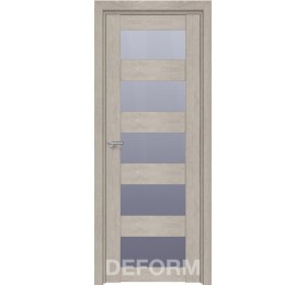 Дверь межкомнатная Deform D12  дуб шале седой