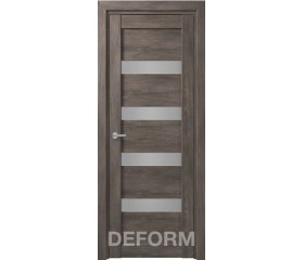 Дверь межкомнатная DEFORM Д16 цвет дуб шале графит