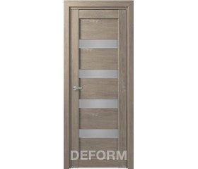 Дверь межкомнатная DEFORM Д16 цвет дуб шале седой