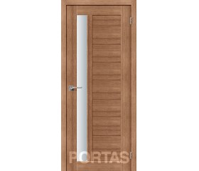 Дверь межкомнатная Портас S28 орех карамель